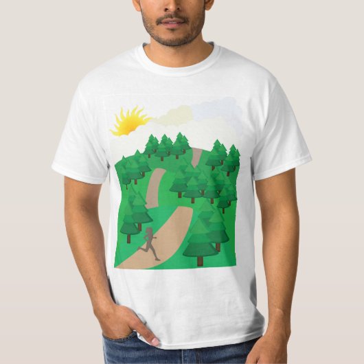 Hardlopen in de buitenlucht t-shirt (Voorkant)