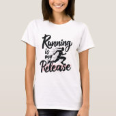 Hardlopen is mijn bevrijding t-shirt (Voorkant)