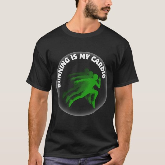 Hardlopen is mijn Cardio - RIMCDO01 T-shirt (Voorkant)