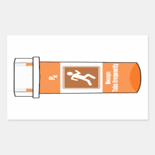 Hardlopen is mijn medicijn rechthoekige sticker