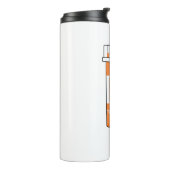 Hardlopen is mijn medicijn thermosbeker (Gedraaid links)