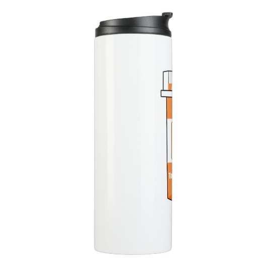 Hardlopen is mijn medicijn thermosbeker (Gedraaid links)