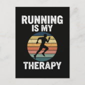 Hardlopen Is Mijn Therapie Briefkaart (Voorkant)