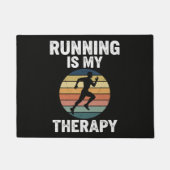 Hardlopen Is Mijn Therapie Deurmat (Voorkant)