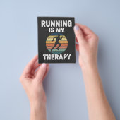 Hardlopen Is Mijn Therapie Flyer (Hand)