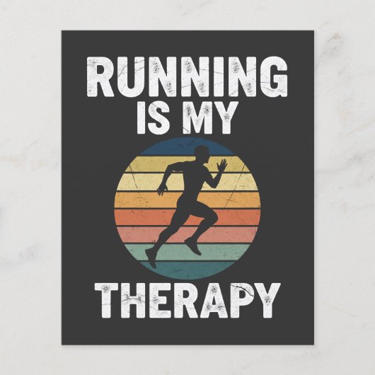 Hardlopen Is Mijn Therapie Flyer (Voorkant)