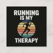 Hardlopen Is Mijn Therapie Informatiekaartje (Achterkant)