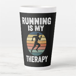 Hardlopen Is Mijn Therapie Latte Mok