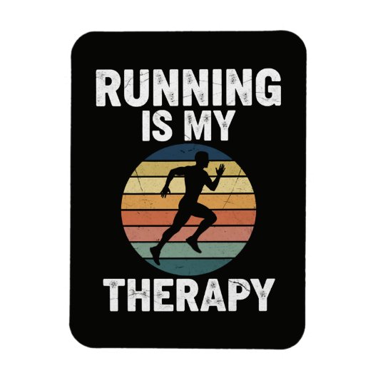 Hardlopen Is Mijn Therapie Magneet (Verticaal)