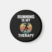 Hardlopen Is Mijn Therapie Magneet (Voorkant)