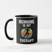 Hardlopen Is Mijn Therapie Mok (Links)