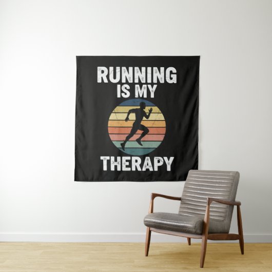 Hardlopen Is Mijn Therapie Wandkleed (In situ)