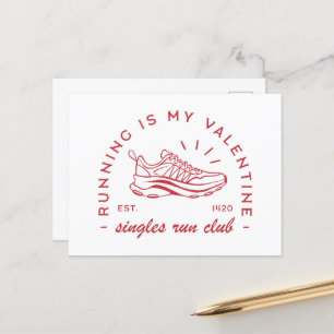 Hardlopen is mijn valentijn singles run club briefkaart