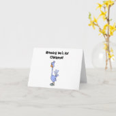 Hardlopen is niet voor kippen - Marathon Humor Kaart (Gele Bloem)