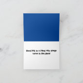 Hardlopen is niet voor kippen - Marathon Humor Kaart (Binnen)