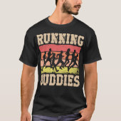 Hardlopen Jogging Hardlopen Buddies Vrienden Besti T-shirt (Voorkant)