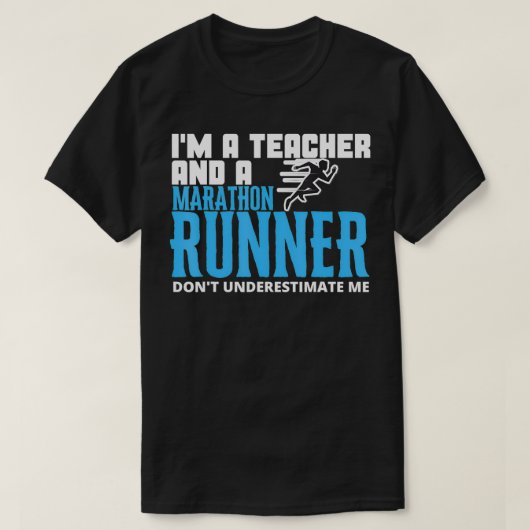 Hardlopen Leraar Marathon Leraar Marathon Runners T-shirt (Design voorkant)