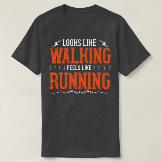 Hardlopen lijkt te lopen zijn rennen t-shirt (Design voorkant)