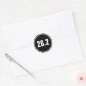 Hardlopen Marathon 26.2 Ronde Sticker (Envelop)