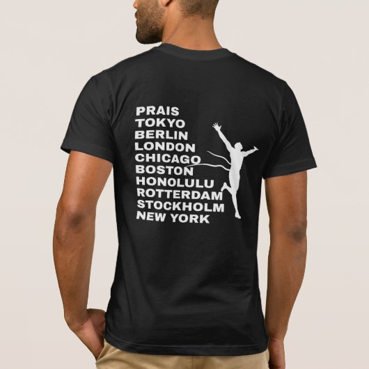 Hardlopen, Marathon T-shirt (Achterkant)