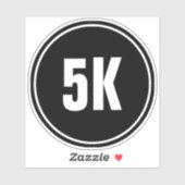 Hardlopen Marathon, Triatlon, 5K, 10K... Sticker (Vel)