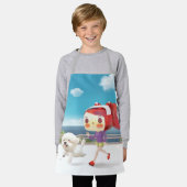 Hardlopen met Dog door het Zee Schort (Gedragen)