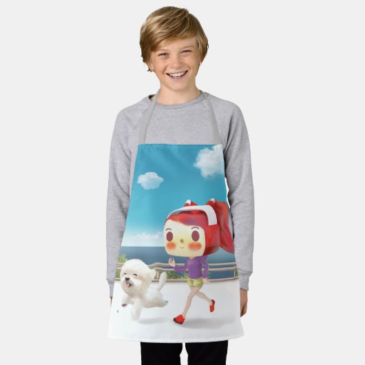 Hardlopen met Dog door het Zee Schort (Gedragen)