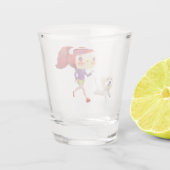 Hardlopen met Dog door het Zee Shot Glas (Achterkant)