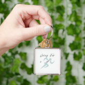 Hardlopen Minimalistische Hardloper Hobby Cadeau Sleutelhanger (Hand)