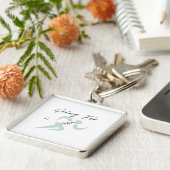 Hardlopen Minimalistische Hardloper Hobby Cadeau Sleutelhanger (Zijkant)
