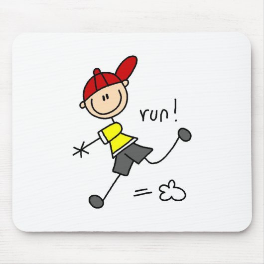 Hardlopen Naar Basis Muismat (Voorkant)
