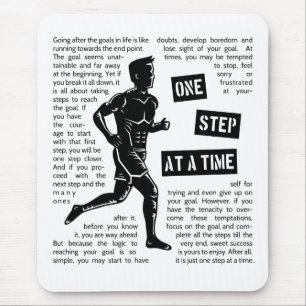 Hardlopen Naar Doelen Motiverend Inspirerend Muismat