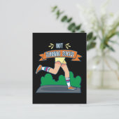 Hardlopen - Niet hardlopen is verschrikkelijk Briefkaart (Staand voorkant)