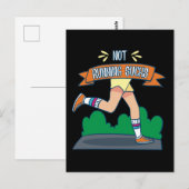 Hardlopen - Niet hardlopen is verschrikkelijk Briefkaart (Voorkant / Achterkant)