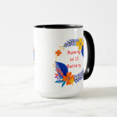 Hardlopen op 1% batterij – Grappige Bloemen grappi Mok (Voorkant rechts)