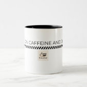 Hardlopen op cafeïne en Deadlines Coffee Mok (Center)