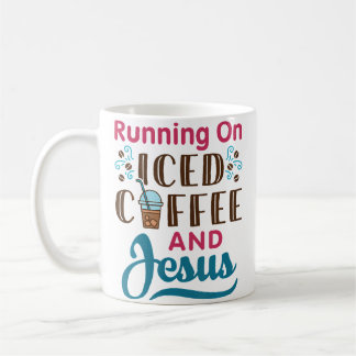 Hardlopen Op IJs Koude Koffie En Jezus Cold Brew C Koffiemok