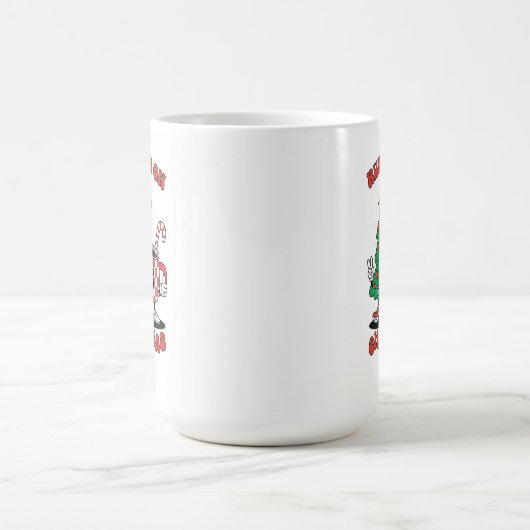 Hardlopen op Koffie en Kerst Cheer Cup Design Koffiemok (Center)