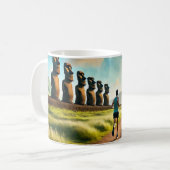 Hardlopen op Paaseiland Koffiemok (Voorkant links)