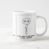 Hardlopen op Vibes & Wi-Fi Mok – Funny Coffee Cup (Rechts)