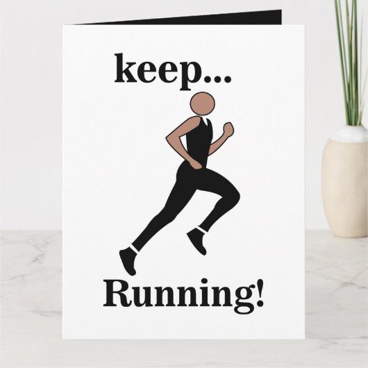 Hardlopen Renner Atleet Sport Kaart (Voorkant)