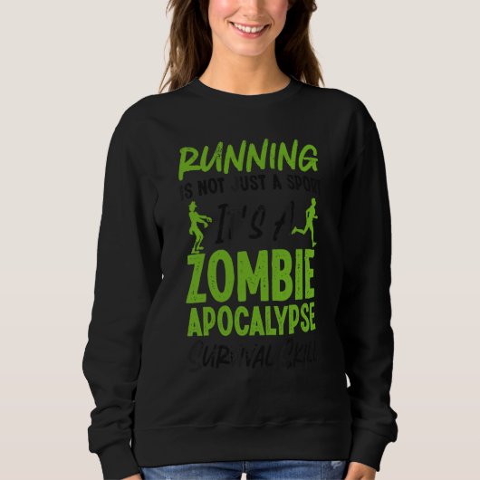Hardlopen Renner Halve Marathon Zombie Hardlopen I Trui (Voorkant)