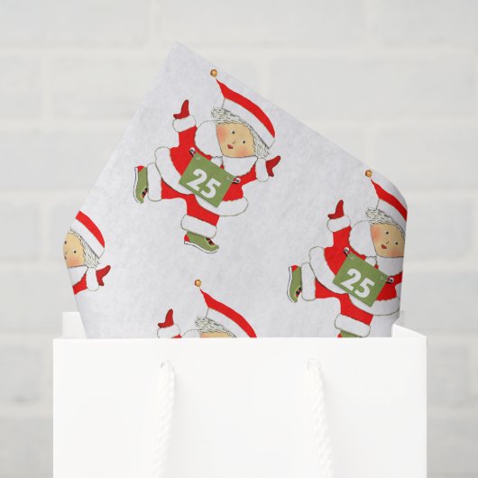 Hardlopen Renner Kerstvakantie Tissue Papier (Cadeauzakje)