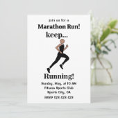 Hardlopen Renner Marathon Renen Sport Kaart (Staand voorkant)