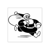 hardlopen Sinterklaas Rubberstempel (Afrduk)