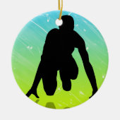 Hardlopen - Spoor en gebied Keramisch Ornament (Voorkant)