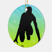 Hardlopen - Spoor en gebied Keramisch Ornament (Links)