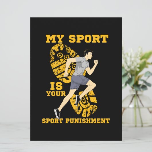 Hardlopen - Sport's straf (Staand voorkant)