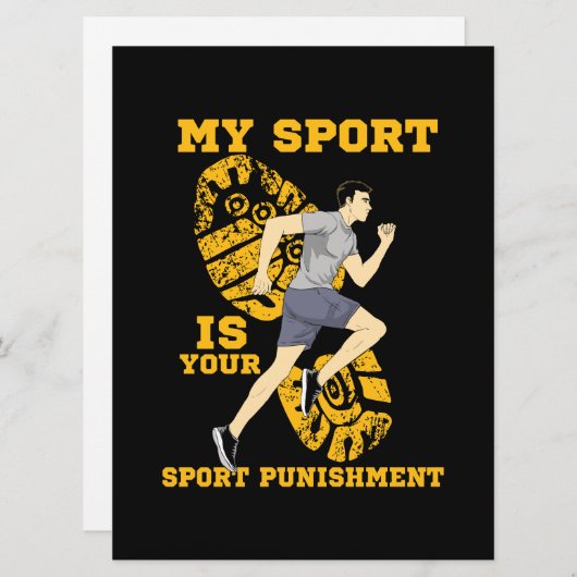 Hardlopen - Sport's straf (Voorkant / Achterkant)