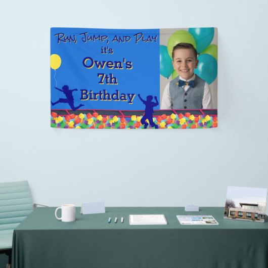 Hardlopen, springen en spelen Obstacle Course Verj Spandoek (Beurs)